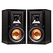 Klipsch R-15M Reference Bookshelf Monitor Speaker Pair with R-25C Center Speaker (Black)