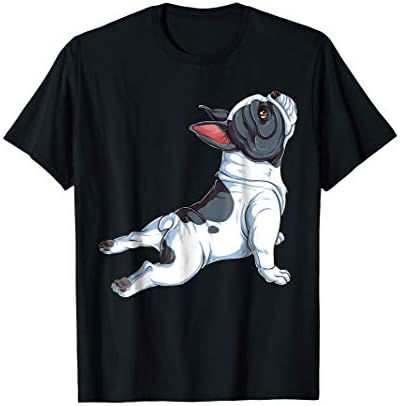 French Bulldog Yoga T shirt Frenchie Namaste Men Funny Gift T-ShirtOEKO-TEX STANDARD 100