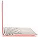 MOSISO Plastic Hard Shell Case Cover Compatible MacBook Air 13 Inch (Models: A1369 and A1466), Pink