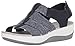 Clarks Women's Arla Shaylie Platform, Navy/White Heathered Elastic, 8 Medium US