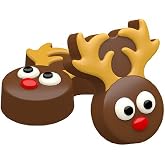 SpinningLeaf Reindeer Sandwich Cookie Chocolate Candy Mold