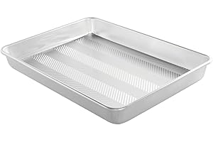 Nordic Ware 44770 Prism 13" x 18" High-Sided Sheet Cake Pan, 1 Pack, Metallic