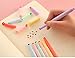 Kawaii Stamp Markers Watercolor Pen for School Supplies, pack of 6