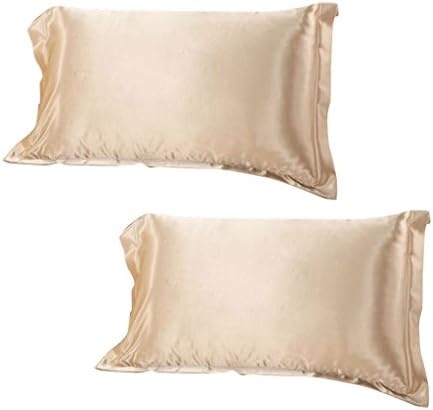 DEHMAN Satin 600 TC Pillowcase (Gold_King)