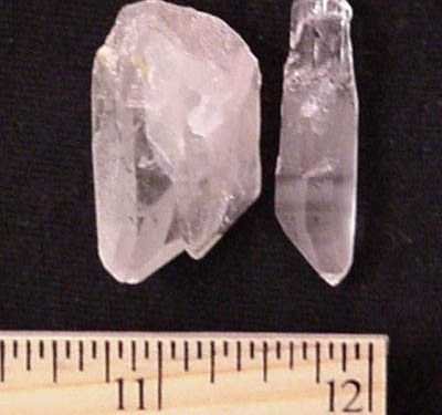 3 Clear+Quartz+Points+Grade+10pcs