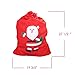 2 Pack Christmas Santa Sacks – Personalized Xmas Santa Bags for Kids - Non-Woven Fabric with Drawstring Gift Bag - Extra Large 27.5” x 19.5” Perfect for Storing Christmas Presents – Xmas Decoration