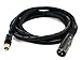 Monoprice XLR Male to RCA Male Cable - 6 Feet - Black with E21Gold Plated Connectors | 16AWG Shielded Twisted Pair Oxygen-Free Copper Braid Conductors - Premier Series primary