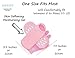 Gel Moisturizing Spa Gloves and Socks for Dry Feet - Fast Cracked Heel Repair And Simple Foot Skin Care with these Gel Foot Sleeves for Women and Men by EHOLIFE (2 Pairs) (pink)