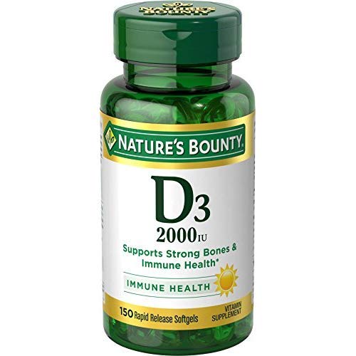 Nature's Bounty Vitamin D3 2000iu, 150 Softgels - Image 7