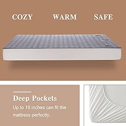 CAROMIO Full Heated Mattress Pad - Air Layer