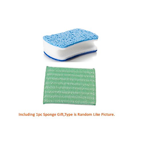 TuuTyss Kitchen Sink Plastic Draining Saddle Sponge Holder,Sponge and Scouring Pad Caddy-Grey