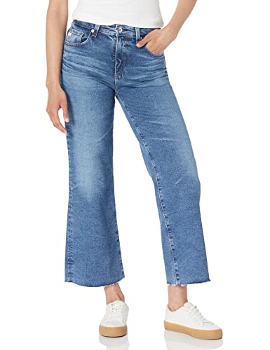 AG Adriano Goldschmied Women's Saige Wide Leg Crop - Vp La Presa, 27