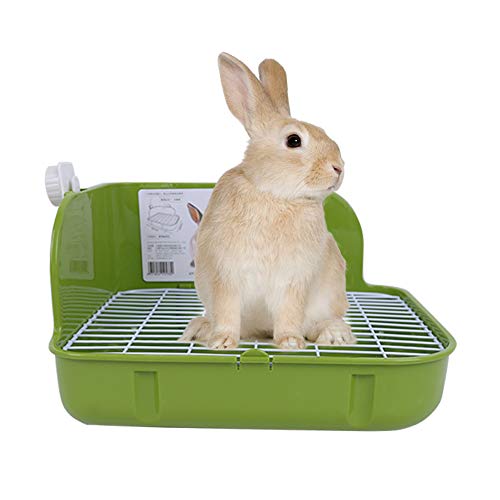 Humorous.P Small Animal Litter Pet Toilet Potty Trainer Corner Litter Bedding Box Pet Pan for