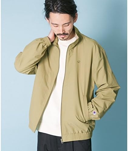 Amazon アーバンリサーチ メンズ Urban Research メンズジャケット Champion Urban Research 別注ナイロントラックジャケット Beige L コート ジャケット 通販