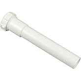 Danco 51668 Slip-Joint Extension Tube, White, 1-1/4" x 8"
