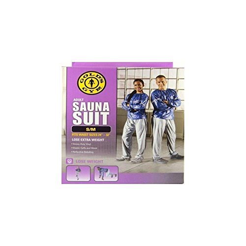 Gold s gym sauna suit (size small-medium for 24"-3…