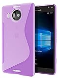 Microsoft Lumia 950 XL Case, Cimo [Matte] Premium Slim TPU Flexible Soft Case for Microsoft Lumia 950 XL - Purple