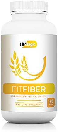 FITFIBER by FitMagic™: Portion Control, Feel Full, Eat Less Formula - Vegetarian, Dairy &amp; Gluten Free - Made in USA (30-Day Supply)