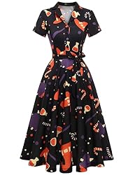 Wedtrend Women's 1950s Dress Vintage Cocktail