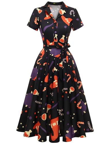 Wedtrend Women's 1950s Dress Vintage Cocktail