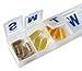 MEDca Weekly Pill Organizer, 7-Day Pill Planner Extra Large