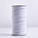 eBoot 20 Yard 1 cm Wide Elastic Spool Elastic Cord Elastic Band Flat Knitting Sewing Stretch Rope, White