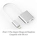 iPhone 7 Adapter, iPhone 7 Plus Accessories Charge and Headphone Splitter Adapter for Lightning