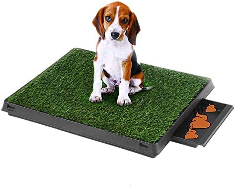 GJH One Potty Training Puppy Pet Pee Indoor Toilet Dog Grass Pad Mat Large Turf w/Tray