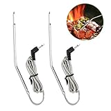 BBQ Thermometer Probe, Replacement Meat Thermometer Probe for Thermopro TP20, TP17, TP16, TP09, TP08, TP07, TP06s, TP04, AQHQUA Stainless Meat Probe High Temperature Resistant for Smoker, Grill, Oven