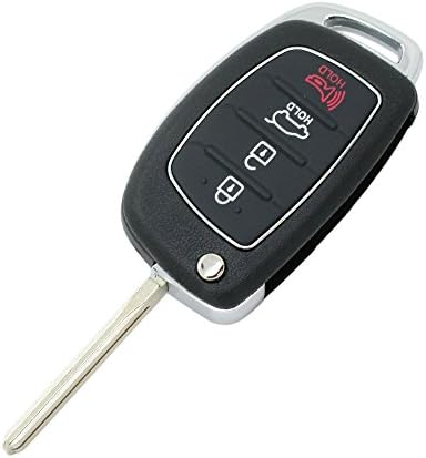 DSP Flip Key Shell fit for HYUNDAI 4 Button Flip Remote Key Case Keyless Entry Fob PG180B