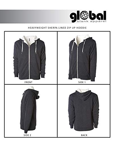 blank sherpa pullover