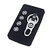 INCART Universal Steel (4pcs) Car Tire Valve Stem Air Caps Cover + (1pcs) Keychain for Lexus Silver
