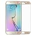 Galaxy S6 Edge+, Shensee Ultral-thin Clear 3D Curved Film Screen Protector For Samsung Galaxy S6 Edge Plus (Gold)