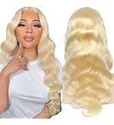 HD 613 Blonde Lace Front Wigs Human Hair 13x4x0.5 T Part Lace Front Wigs Human Hair Body Wave 150...