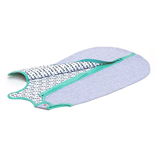 baby deedee Sleep Nest Lite Sleeping Bag Sack, Heather Teal, Small (06
