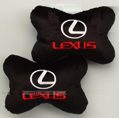 Lexus Car Seat Shoulder Neck Pillows Pair of 2