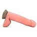Wildfire Average Joe Miguel The Bartender, Vanilla Realistic Dildo with Strong Suction Cup for Vaginal G-spot and Anal Play