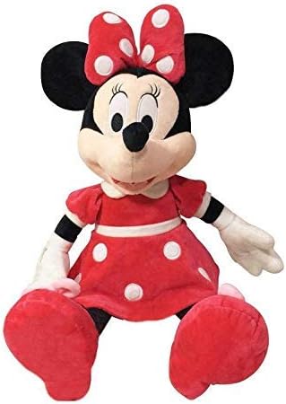 Giftlovers Cute Lovable Minnie Mouse Plush Soft Toy - Good Quality (28 cm RED)