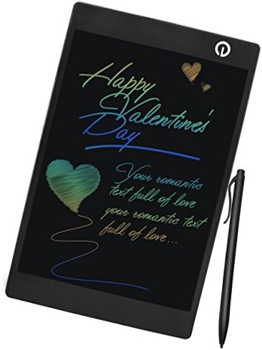 LCD Writing Tablet 9.7-Inch Colorful Electronic Graphic Drawing Board Rewritten Drawing Board Tablet Durable Handwriting Pad Multi Color Writing Gift for Kids School Office Memo and Taking Notes
