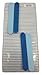 Iridesi Professional Mini Blue Finger Nail Files 120/240 Washable Emery Boards 3-1/2 Inches Long 50 Fingernail Files Per Pack