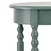 Decor Therapy Simplify Oval Wood Accent Table with Shelf, 27