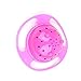 Spill Resistant Gyro Bowl with Lid for Kids, Spill Resistant Kids Gyroscopic Non Spill Feeding 360 Degree Rotating Bowl Avoid Food Spilling by Pixco(Red)