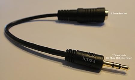 xbox 360 2.5 mm to 3.5 mm adapter