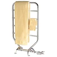 Warmrails RTC Traditional Wall Mounted or Floor Standing Towel Warmer, Chrome Finish