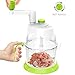 LOVKITCHEN Multi-functional Spiral Vegetable Slicer Set Hand Crank Manual Food Processor/Chopper, Blender, Shredder, Meat Grinder, Citrus Juicer, Mandoline Slicer Set With 5 Interchangeable Blades