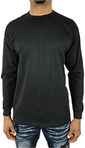 Amazon Pro Club ロングｔシャツ 黒 ブラック プロクラブ 長袖 ロンティー メンズ トップス 大きい 春夏 ヘヴィーウエイト 無地 Lt45 Tシャツ カットソー 通販