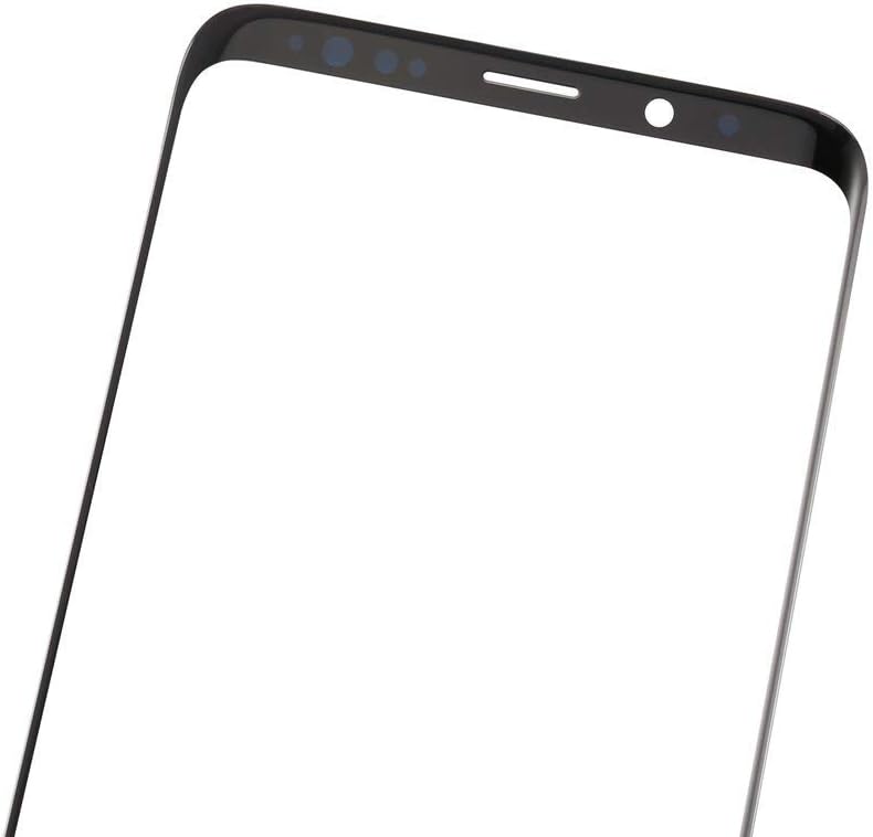 Original Galaxy S9 Screen Replacement Front Outer Lens Glass Screen Replacement Repair Kit for Samsung Galaxy S9 G960 Series (Galaxy S9 5.8 inch Black)