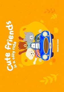 Livro Cut Friends in a Cozy Ride: Livro de Colorir
