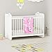 Ghome Soft Baby Blanket and Unicorn Fuzzy Blanket,Made of 300GSM Flannel, Stroller or Toddler Bed Warm Minky Blanket 30