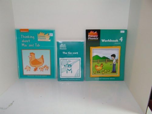 Primary phonics, set 4: Workbooks and phonetic storybooks for kindergarten through grade four